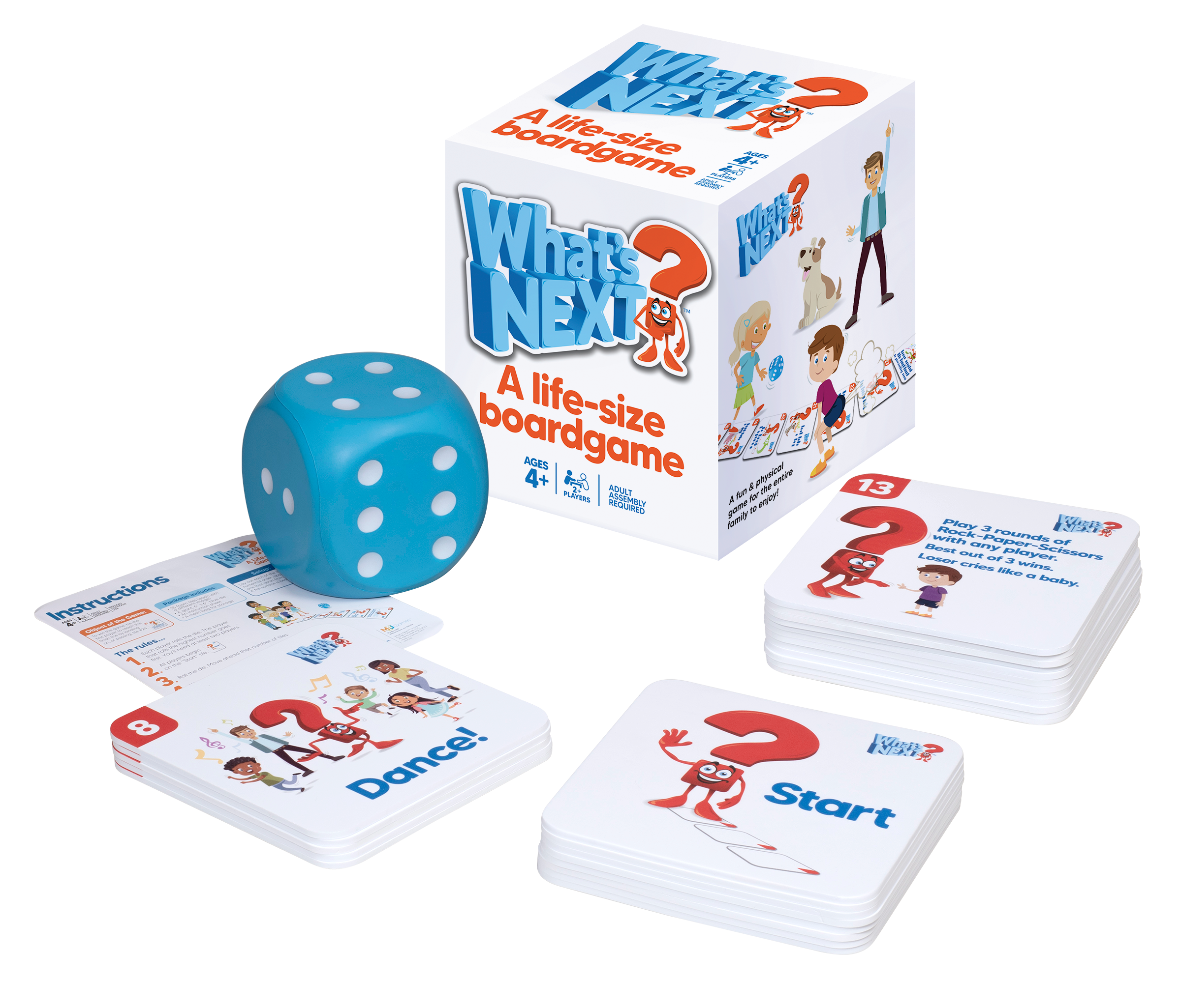 What's Next? A Life-Size Boardgame – First Edition - M&J Games, LLC