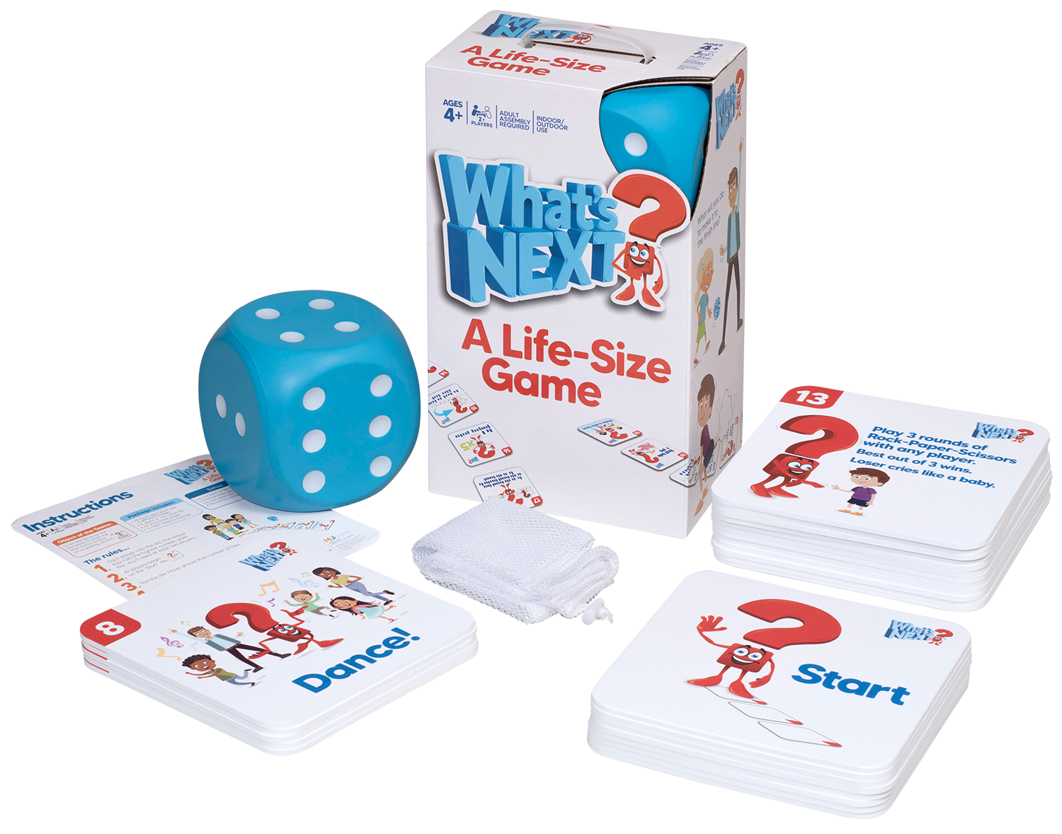 New & Improved What's Next? A Life-Size Game - M&J Games, LLC